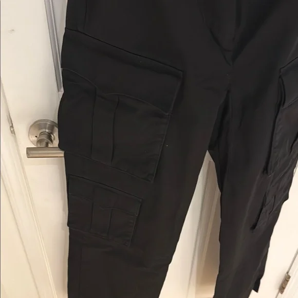 Prada Black Cargo Pants Straight-Leg - Picture 3 of 4